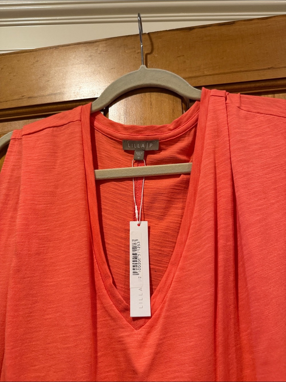 Lilla P Coral V-Neck Sleeveless Tank - Picture 2 of 3